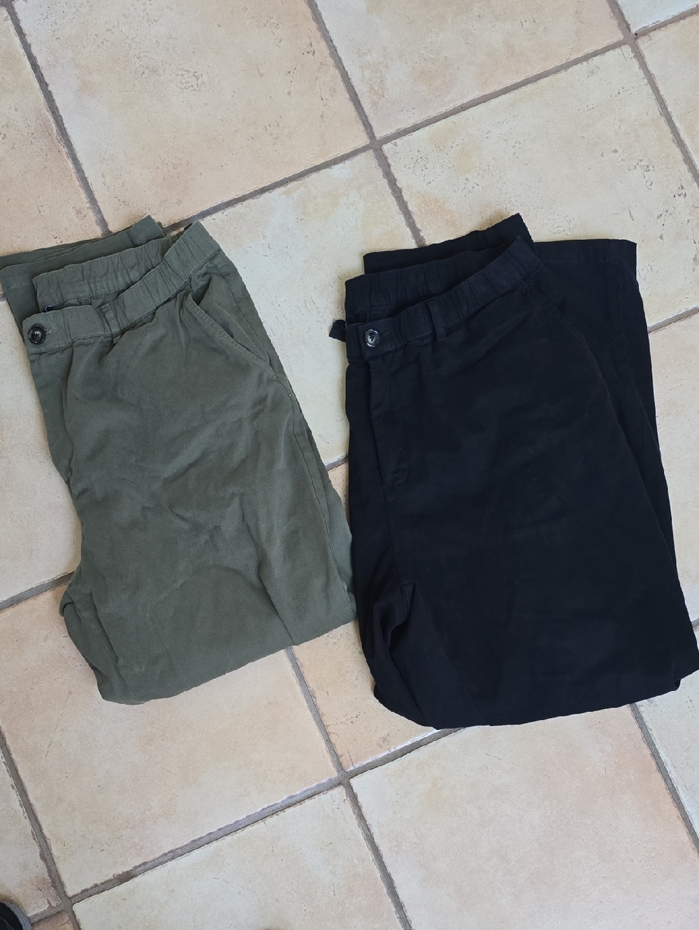Mens 38 x 30 (2 Pairs) Cove Pants In Olive & Black
